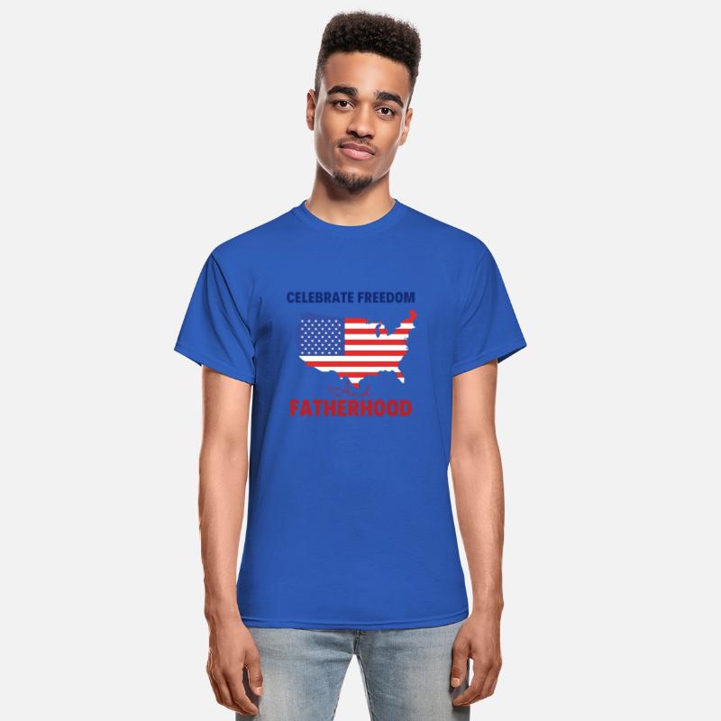 Celebrate Freedom and Fatherhood with flag America