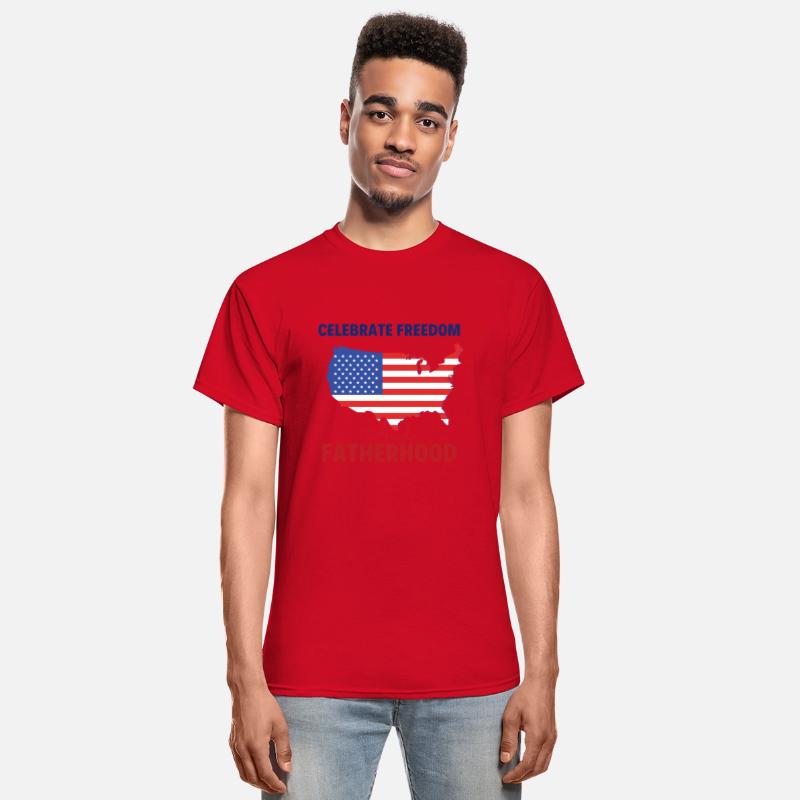 Celebrate Freedom and Fatherhood with flag America