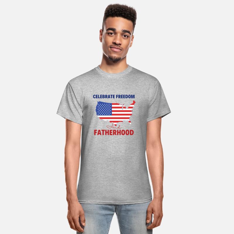 Celebrate Freedom and Fatherhood with flag America