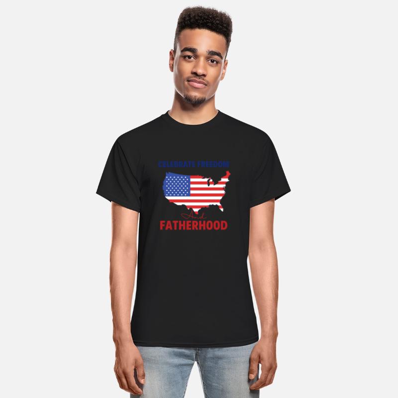 Celebrate Freedom and Fatherhood with flag America