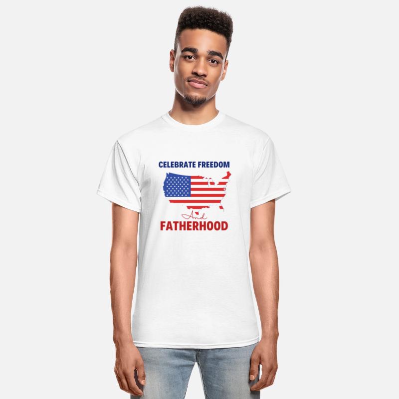 Celebrate Freedom and Fatherhood with flag America