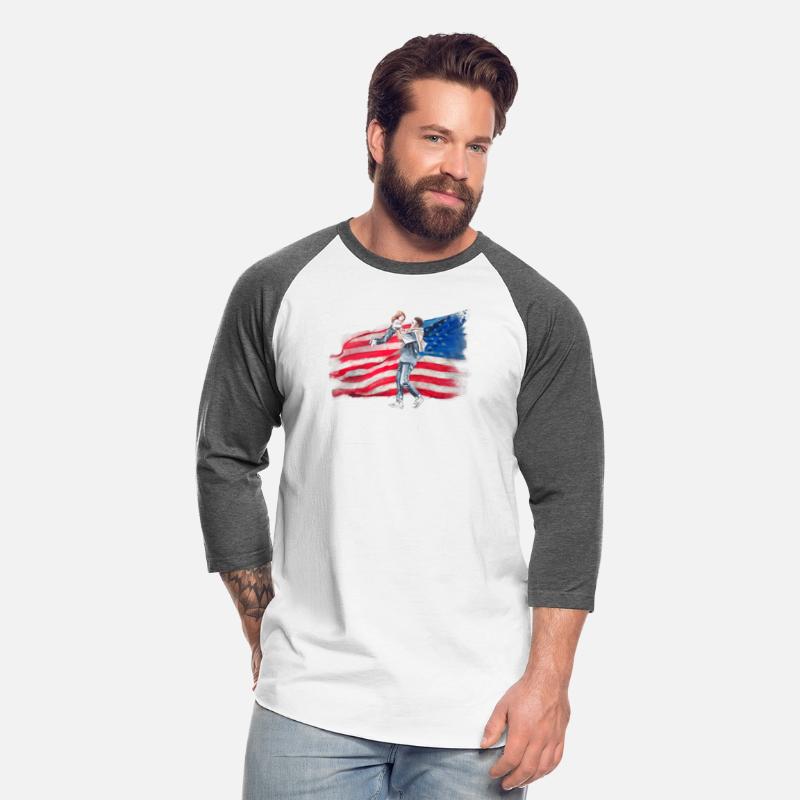 Celebrate Freedom and Fatherhood with flag America