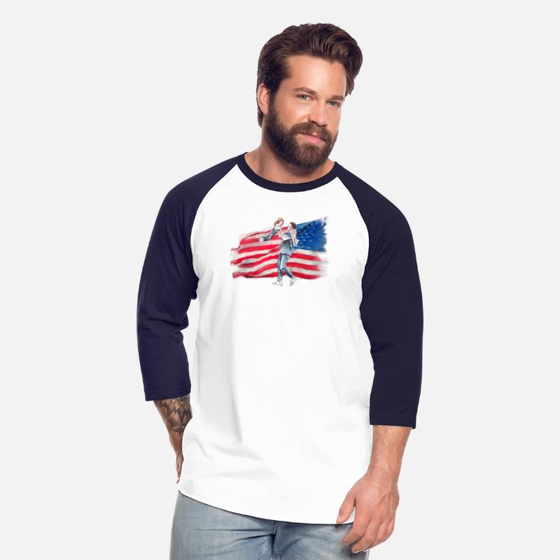 Celebrate Freedom and Fatherhood with flag America