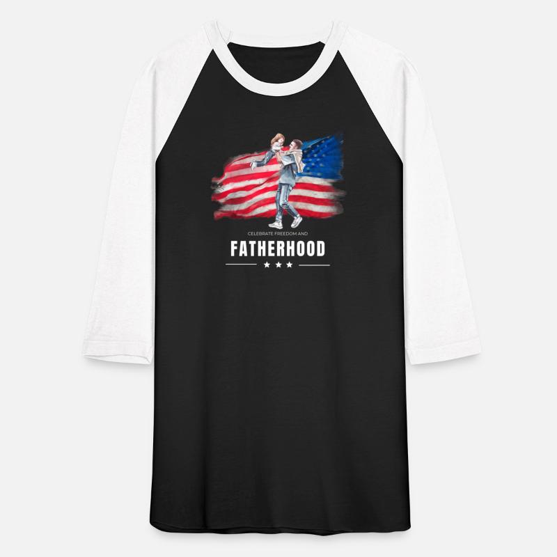 Celebrate Freedom and Fatherhood with flag America
