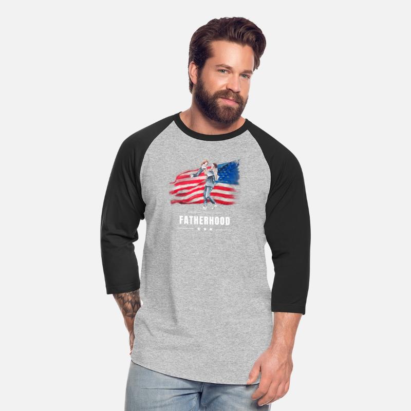 Celebrate Freedom and Fatherhood with flag America