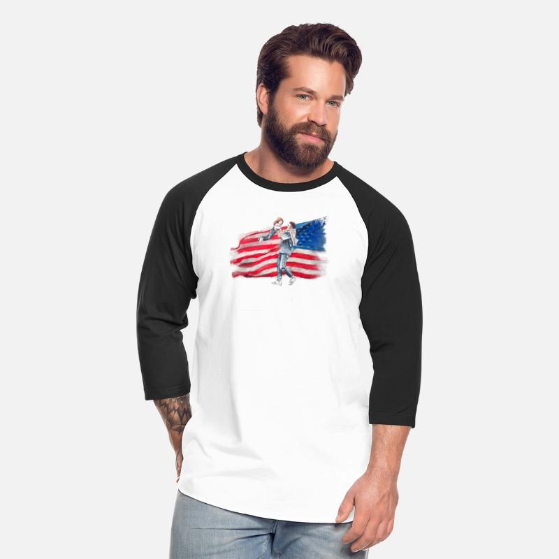 Celebrate Freedom and Fatherhood with flag America