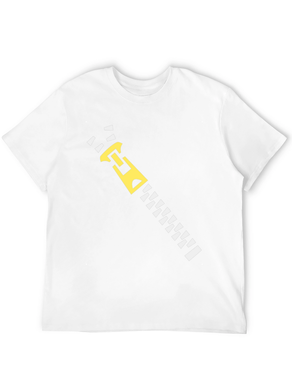 Zipper Graphic Tee - Funny Novelty T-Shirt