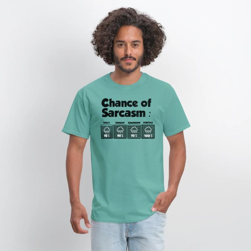 Chance of Sarcasm Funny Weather Report Fun xmas 23