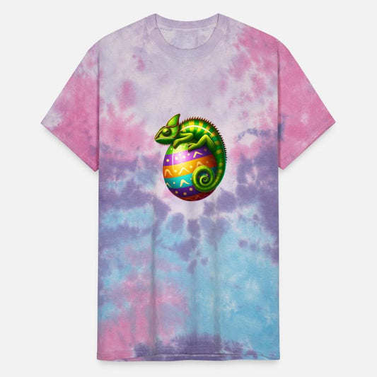 Charming Chameleon on Easter Egg Perch