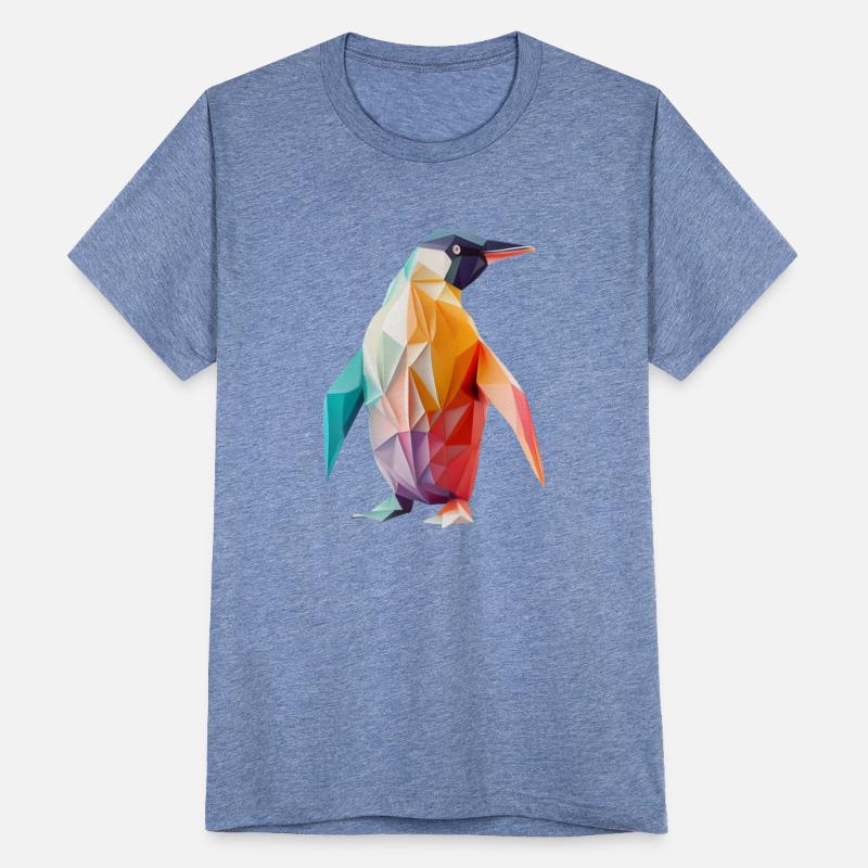 Charming Colorful Origami Penguin: A Playful and