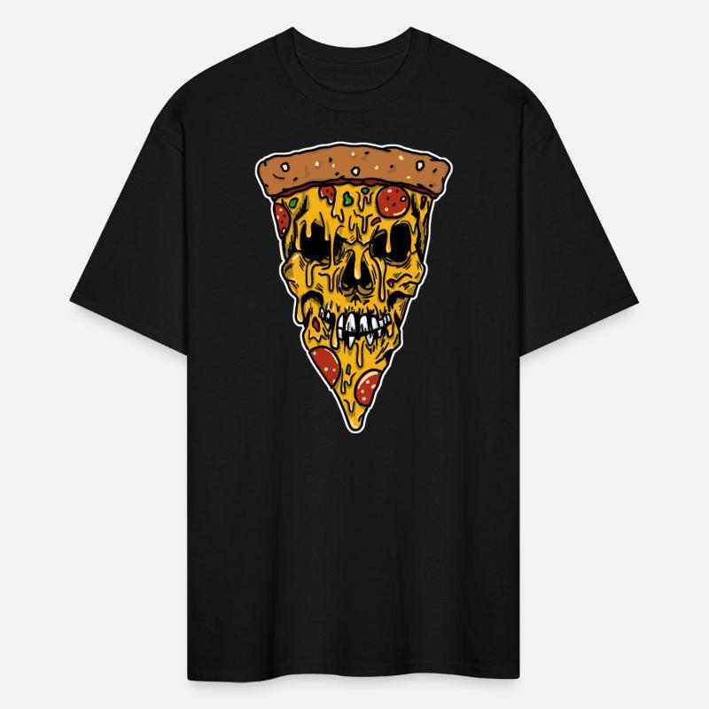 Cheesy Pizza skull