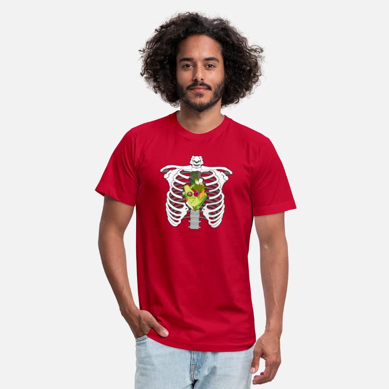 CHEST X-RAY VEGAN VEGETABLE HEART DESIGN