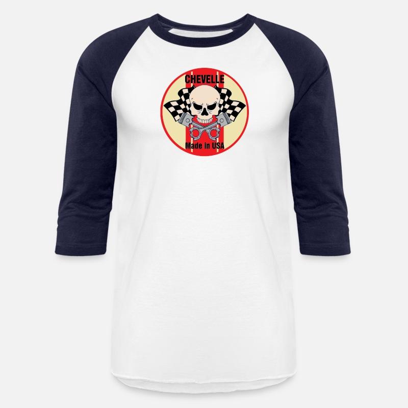 Chevelle made in USA skull & pistons