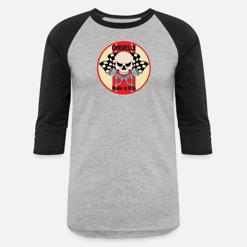 Chevelle made in USA skull & pistons