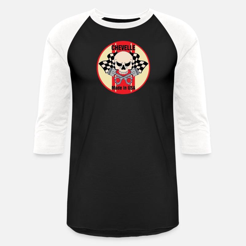 Chevelle made in USA skull & pistons