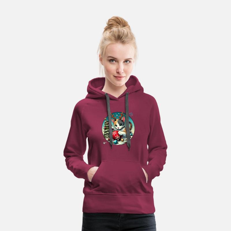 Christmas Cat Antlers: Ornament Playtime