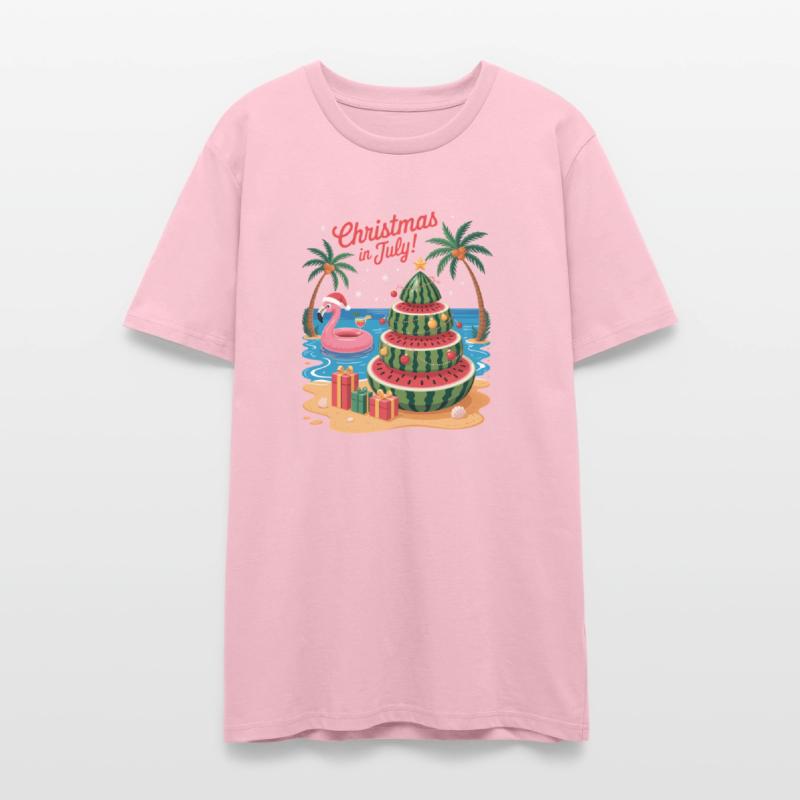 Christmas In July Watermelon Xmas Tree Santa
