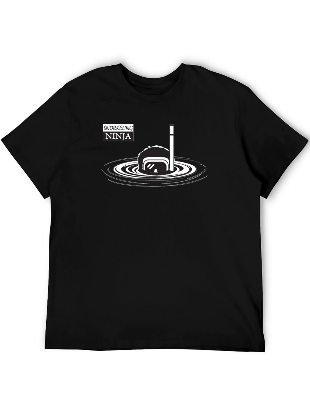 Snorkeling Ninja T-Shirt - Black