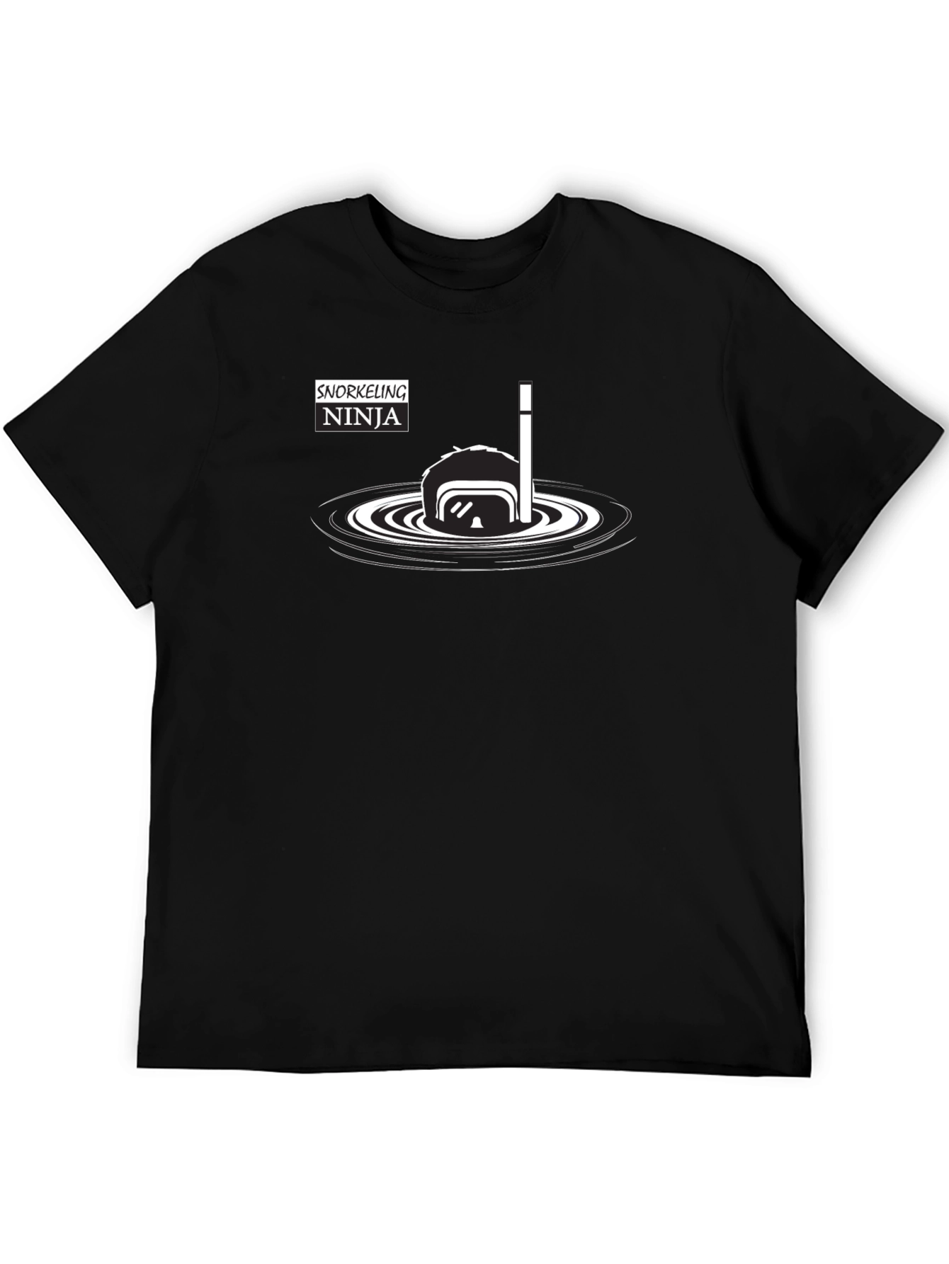 Snorkeling Ninja T-Shirt - Black