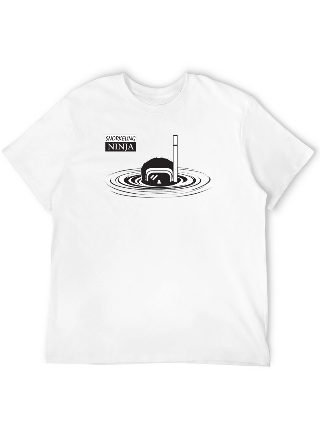 Snorkeling Ninja T-Shirt - Black