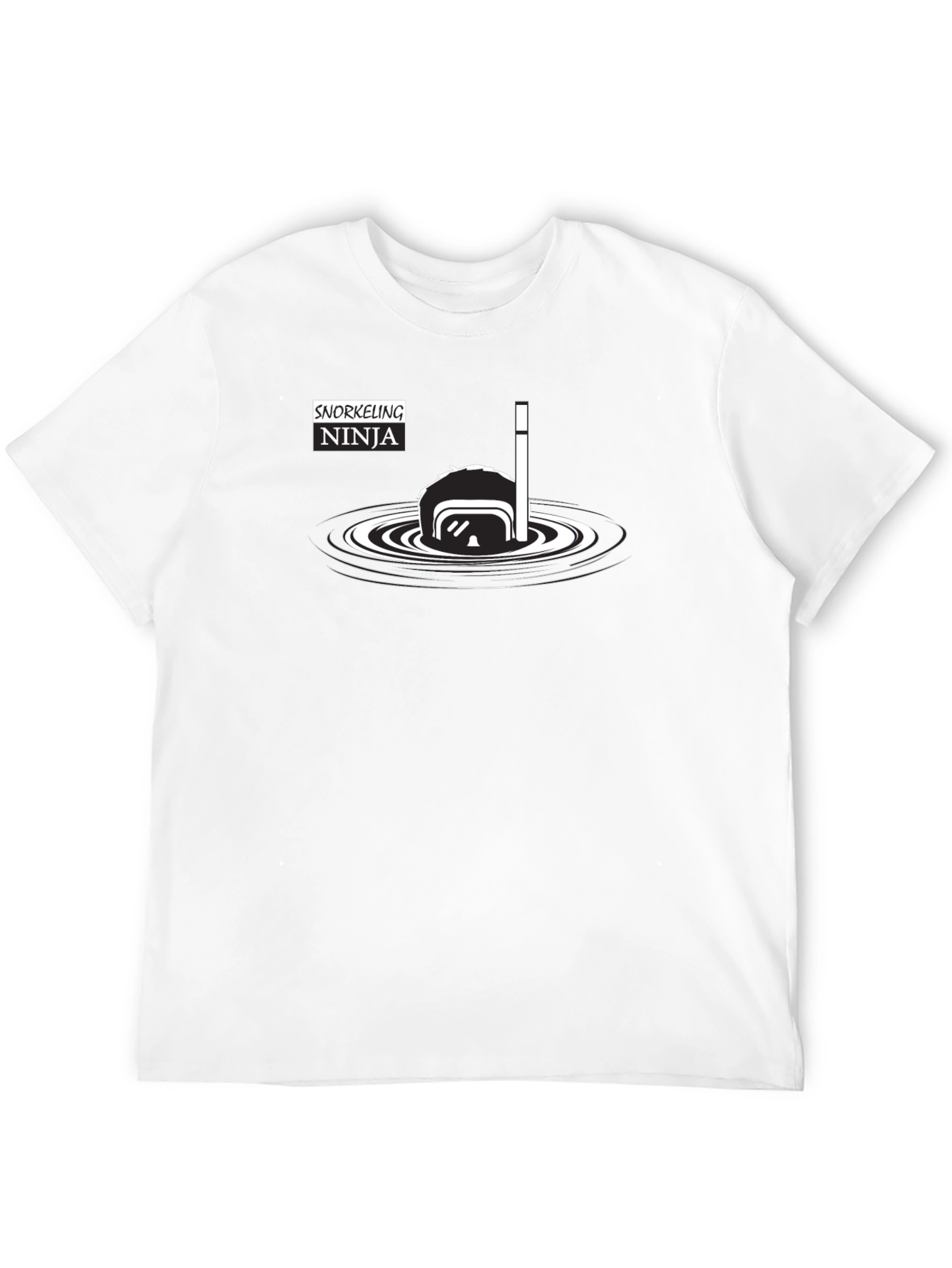 Snorkeling Ninja T-Shirt - Black