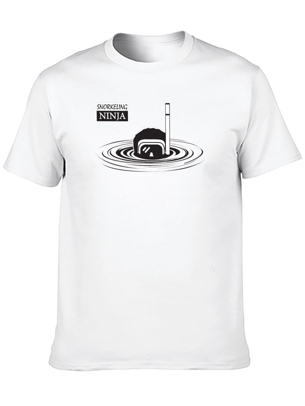 Snorkeling Ninja T-Shirt - Black
