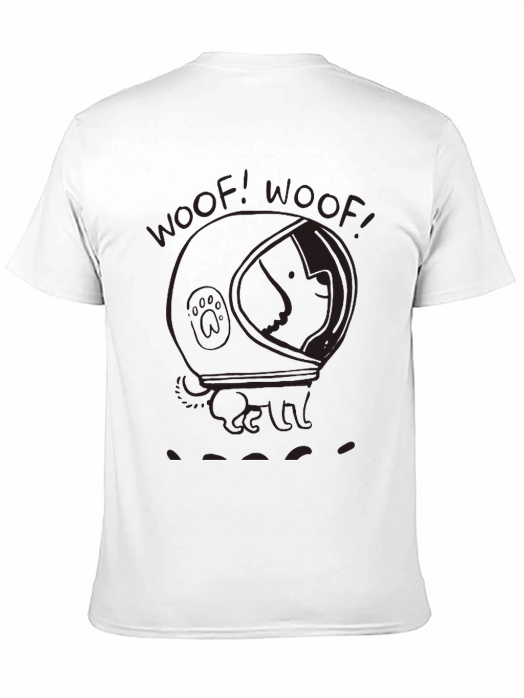 Astronaut Dog Woof! T-Shirt