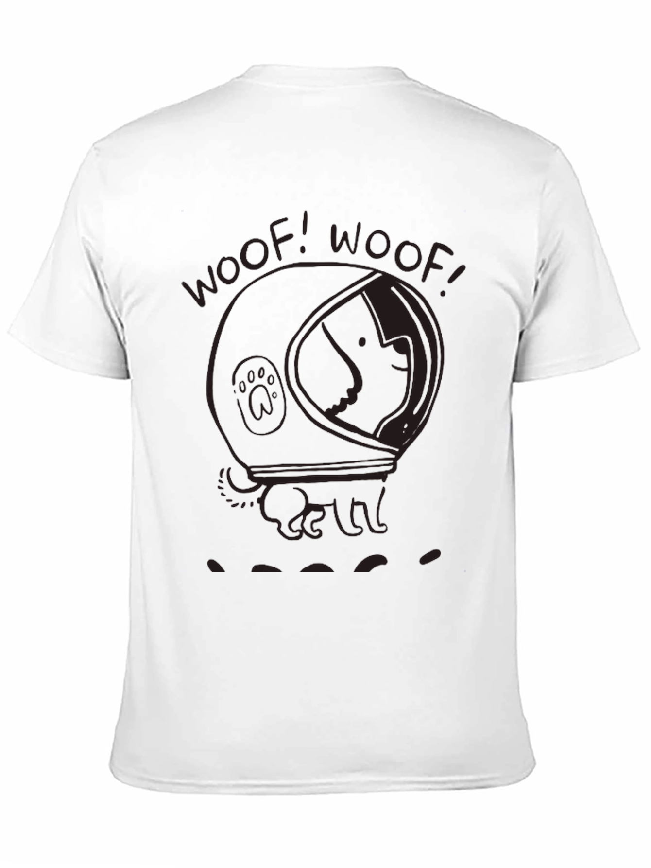 Astronaut Dog Woof! T-Shirt