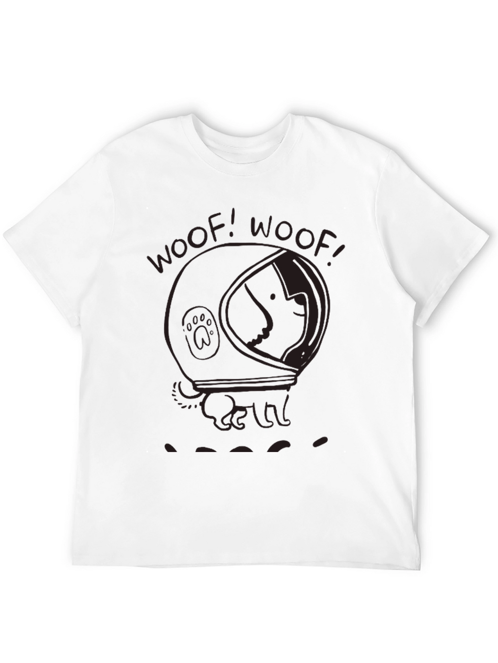 Astronaut Dog Woof! T-Shirt