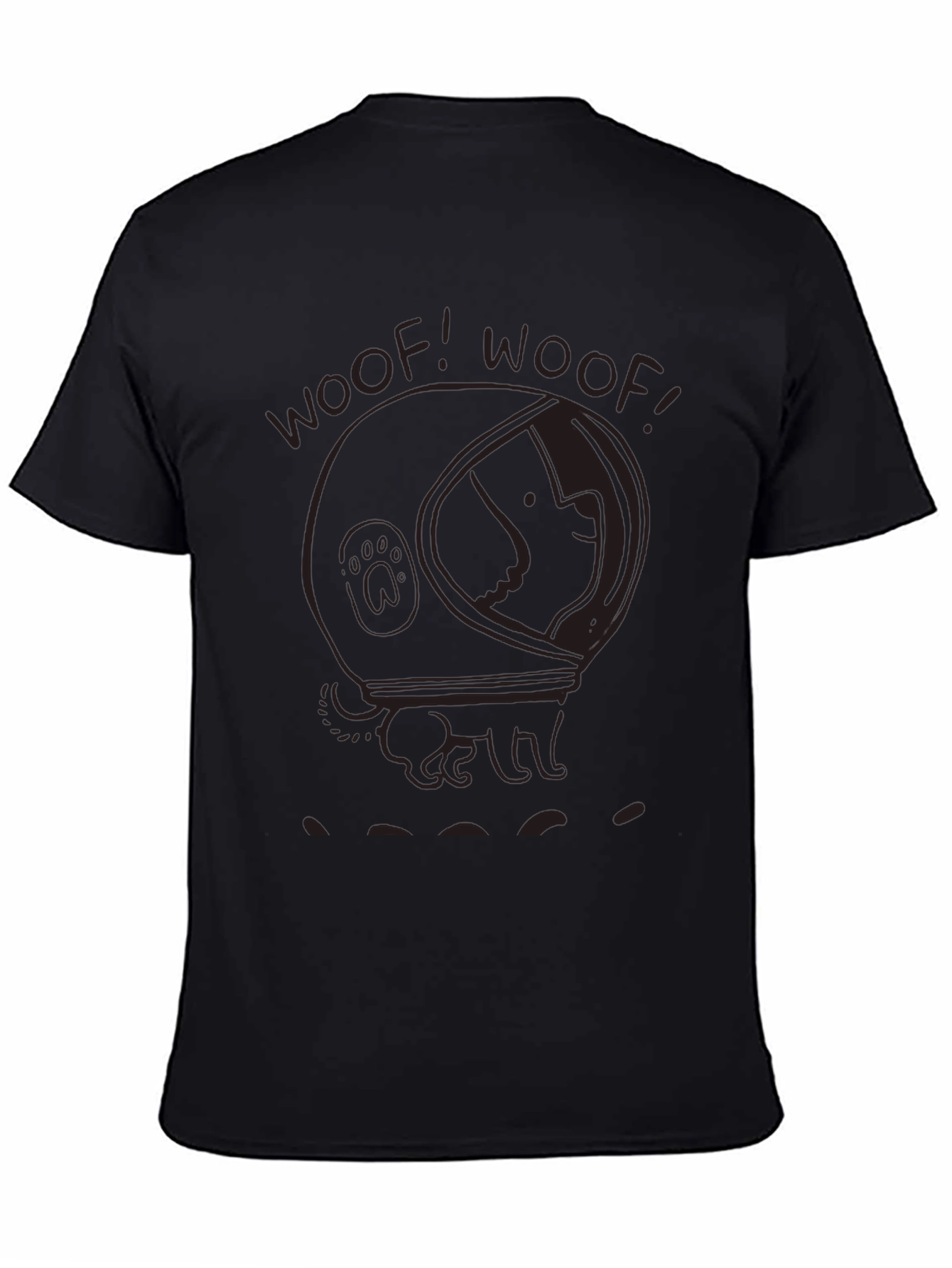 Astronaut Dog Woof! T-Shirt