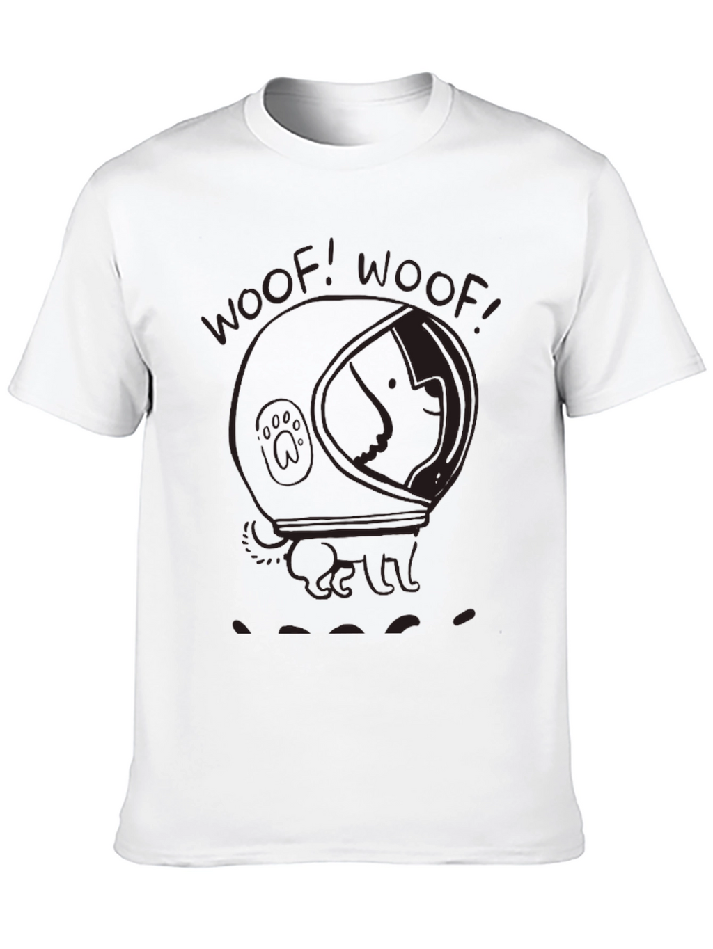 Astronaut Dog Woof! T-Shirt