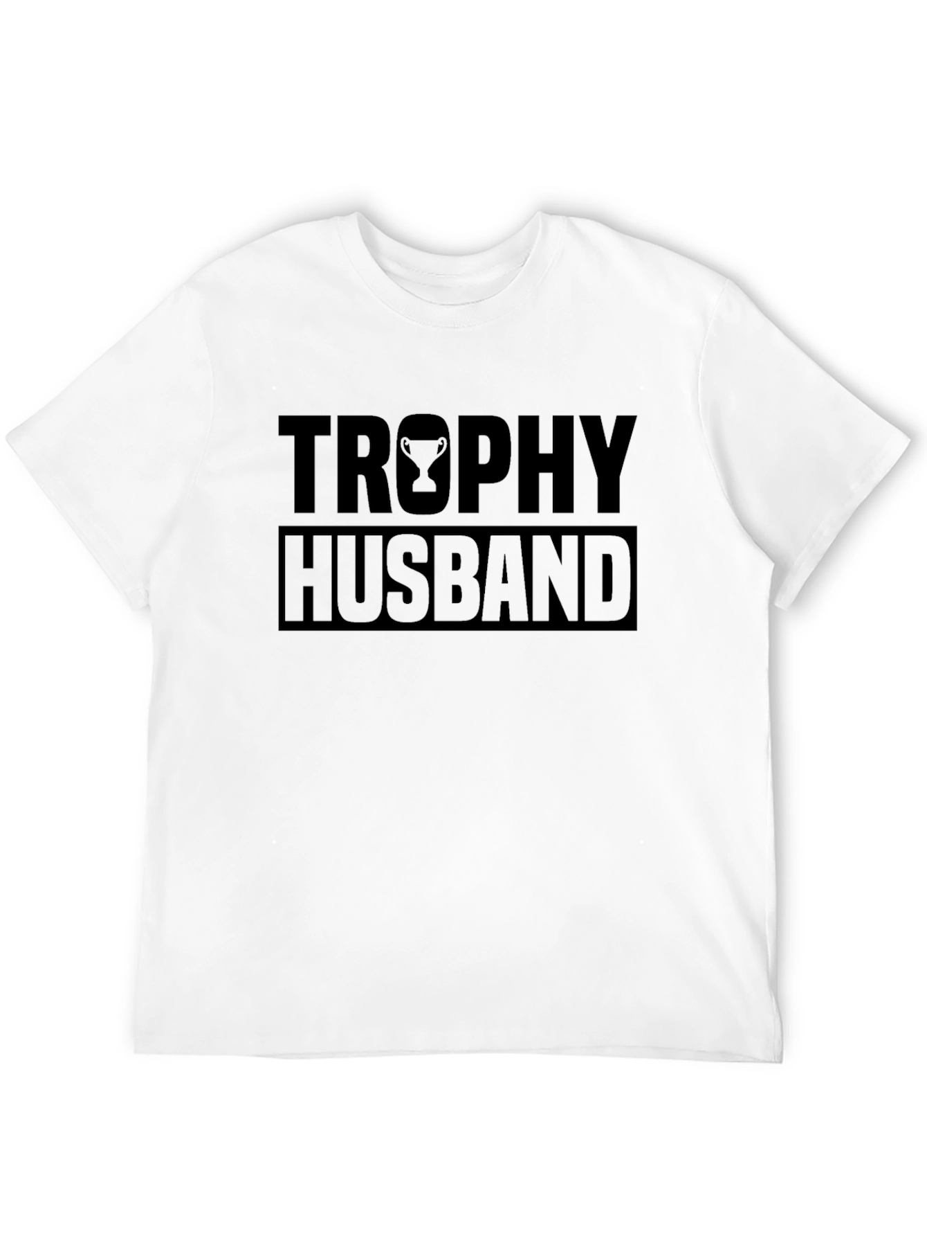 Trophy Husband Graphic Tee - Black