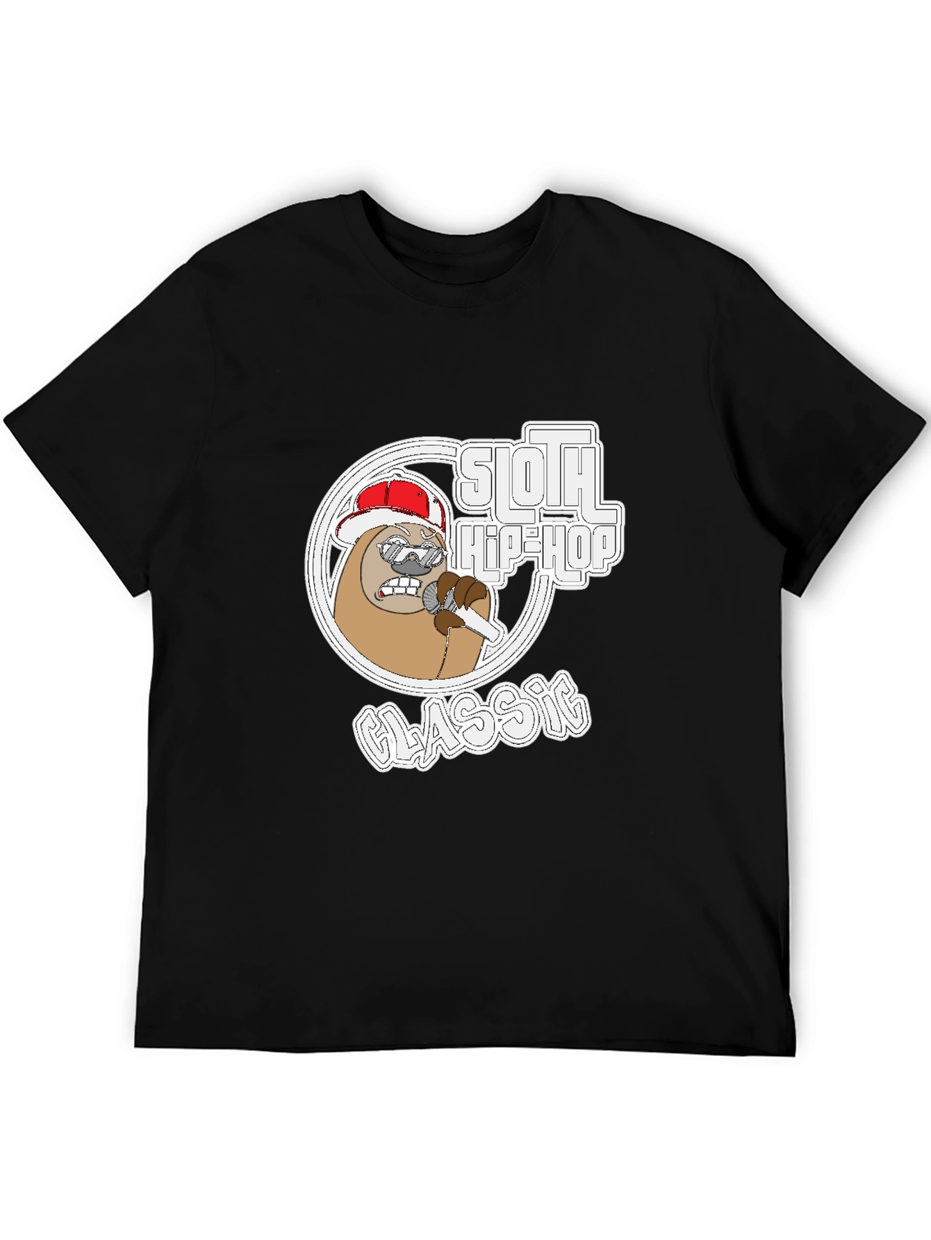 Sloth Hip-Hop Classic Graphic Tee