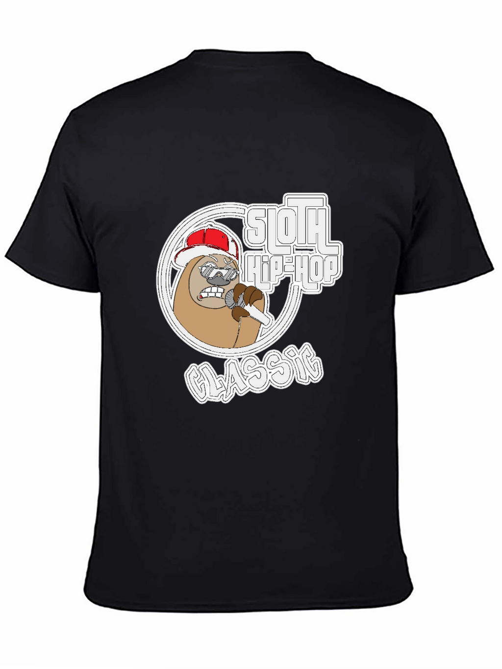Sloth Hip-Hop Classic Graphic Tee