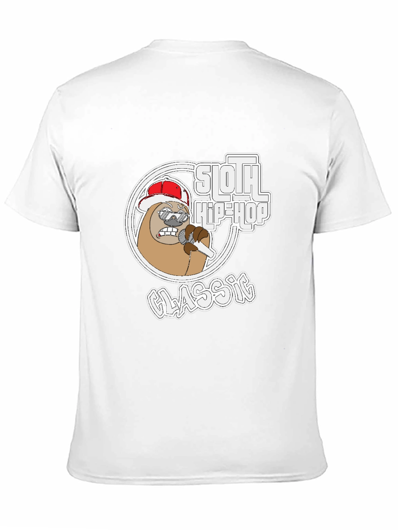 Sloth Hip-Hop Classic Graphic Tee