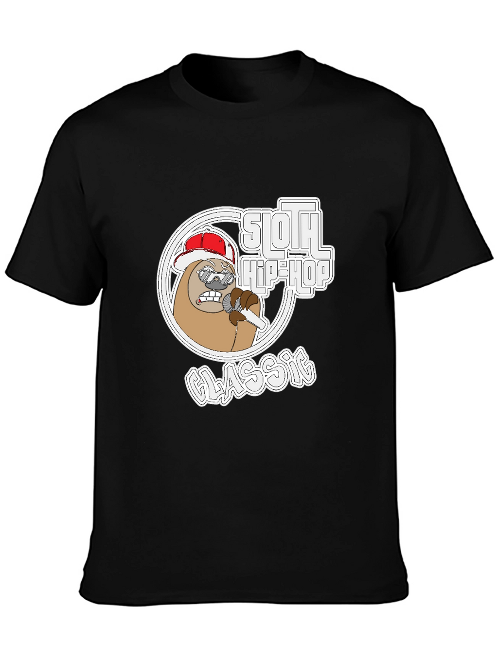 Sloth Hip-Hop Classic Graphic Tee