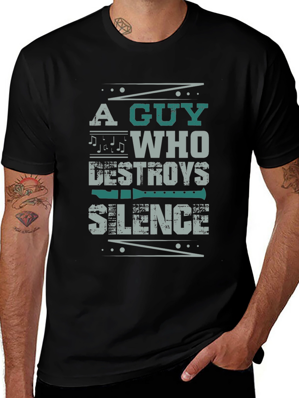 A Guy Who Destroys Silence T-Shirt