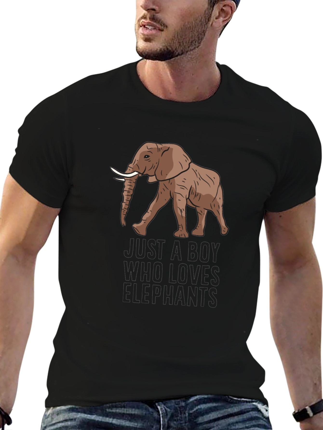 Elephant Lover Graphic T-Shirt