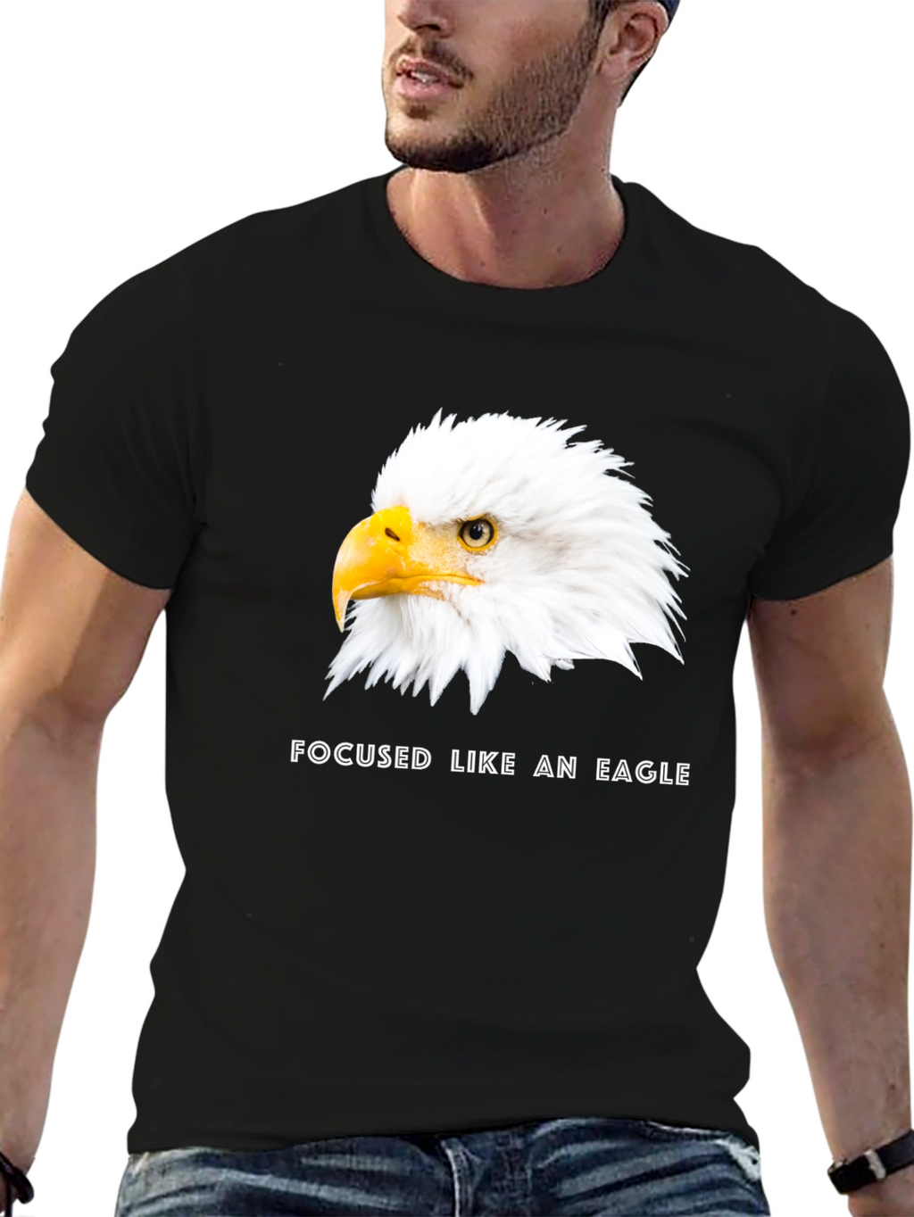 Eagle Focus Graphic T-Shirt