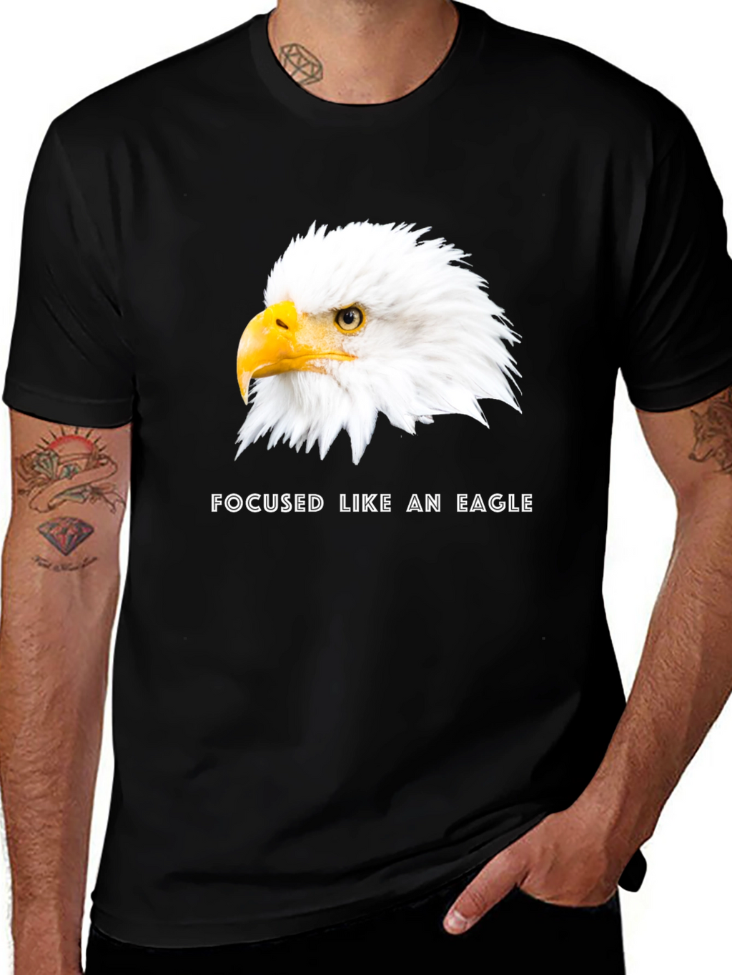 Eagle Focus Graphic T-Shirt
