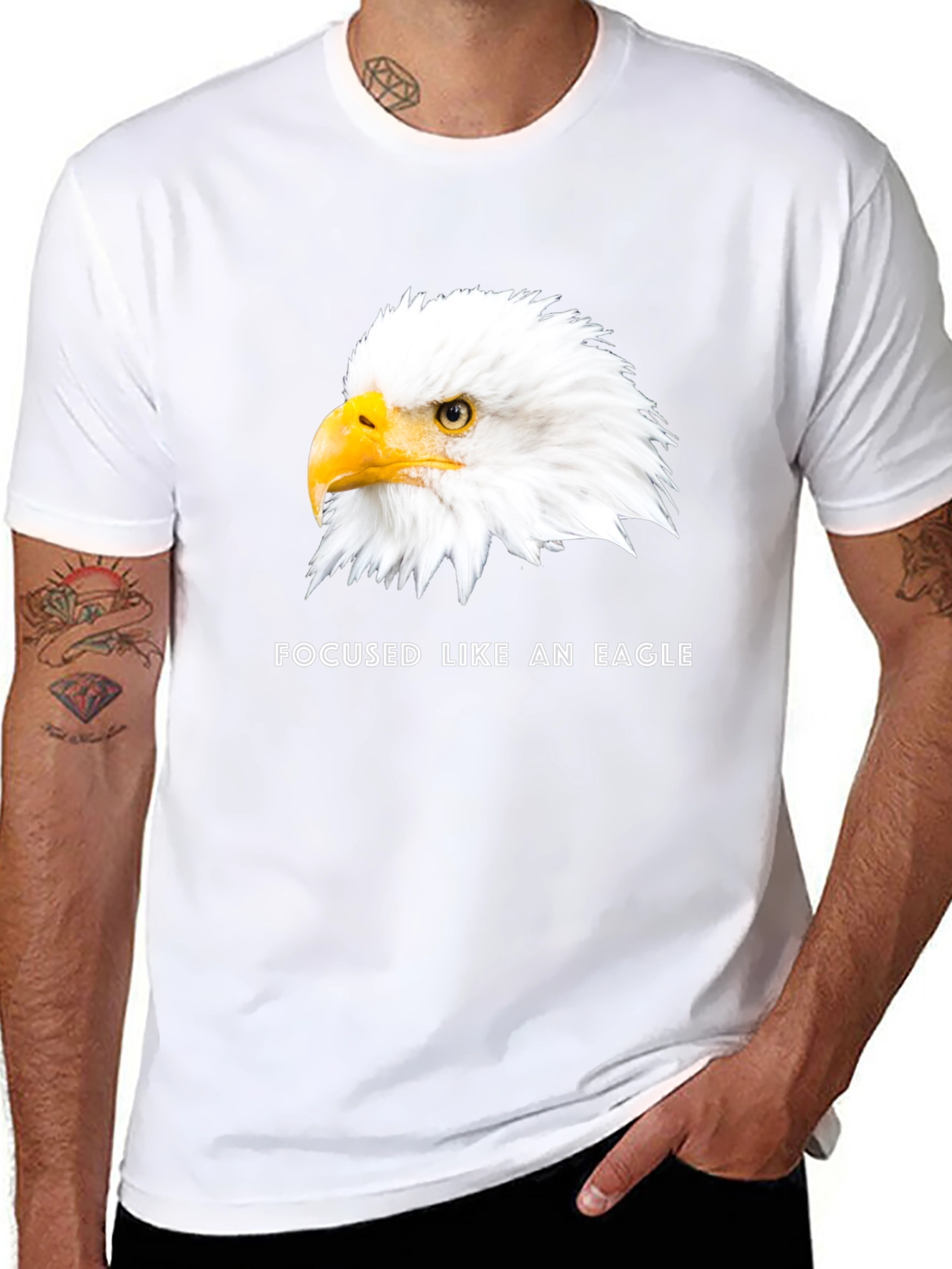 Eagle Focus Graphic T-Shirt