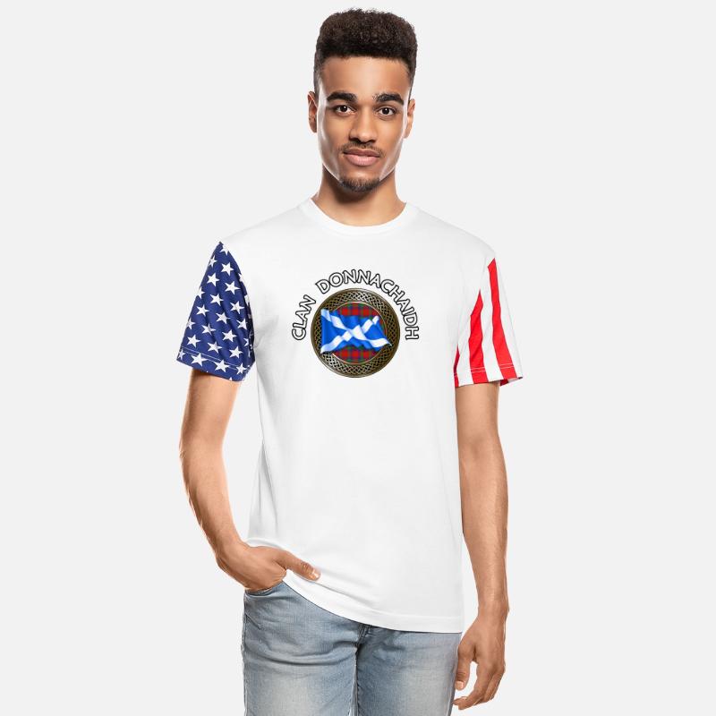 Clan Donnachaidh Tartan Knot & Flag