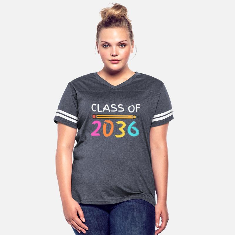 Class Of 2036 Grow With Me Shirt Back School