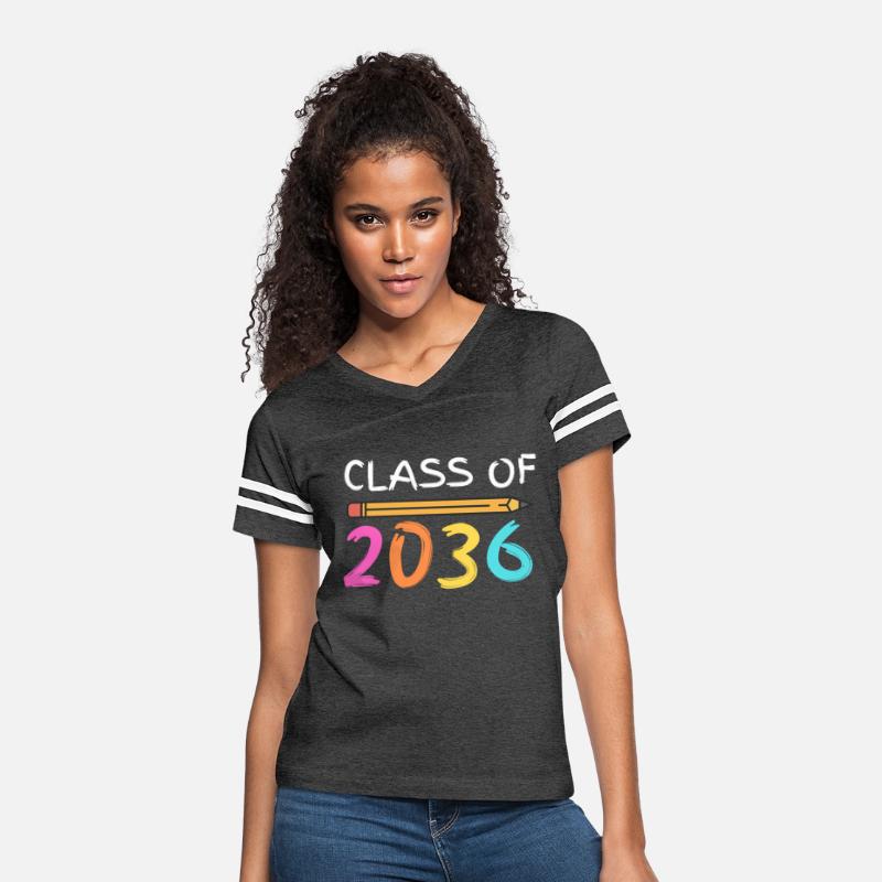 Class Of 2036 Grow With Me Shirt Back School
