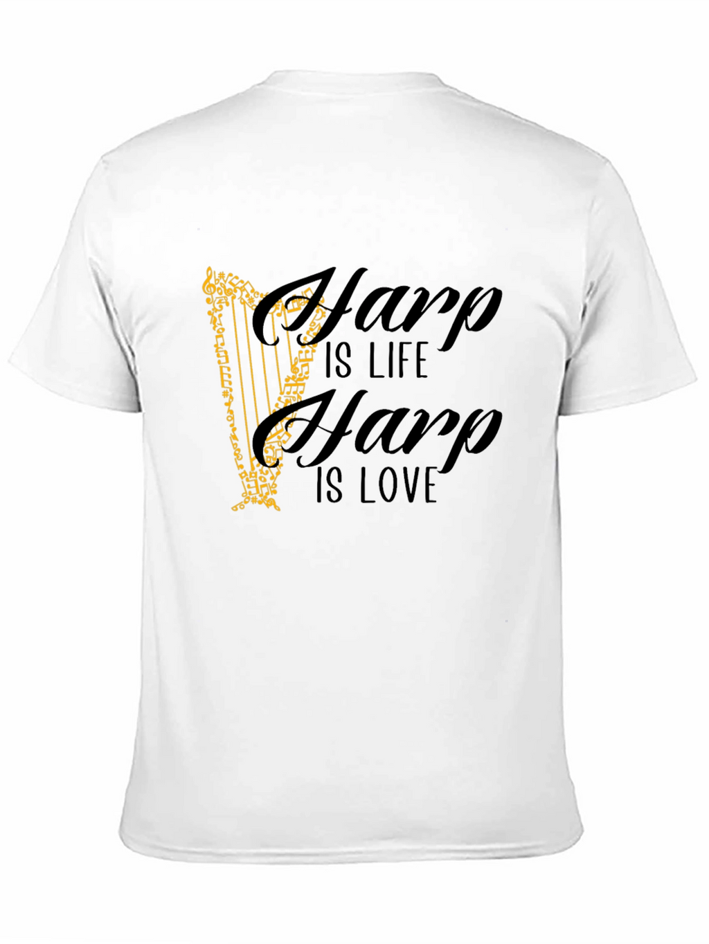 Harp is Life Harp is Love Tee