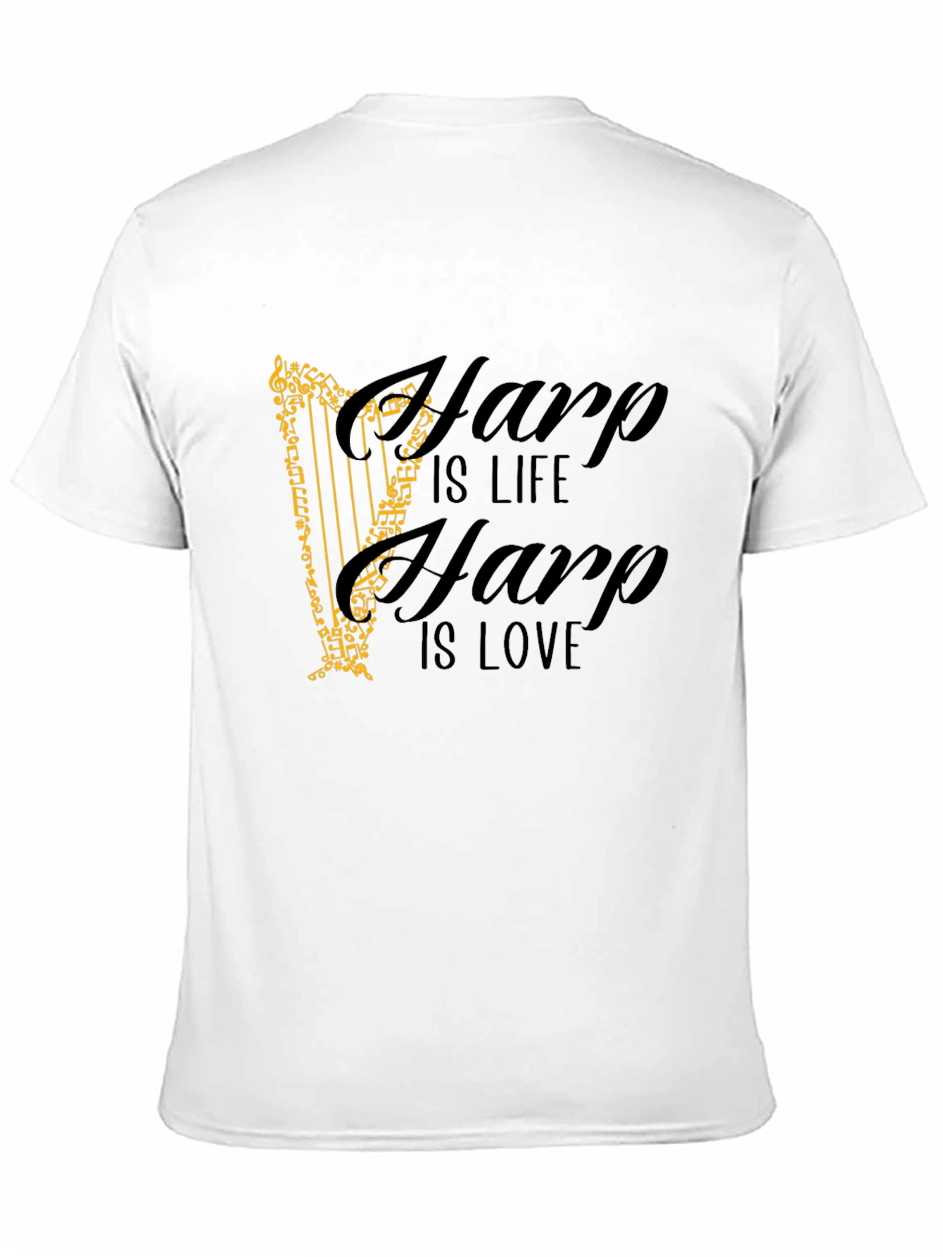 Harp is Life Harp is Love Tee