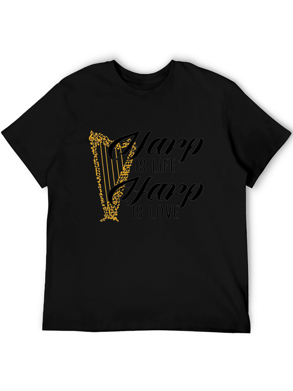 Harp is Life Harp is Love Tee