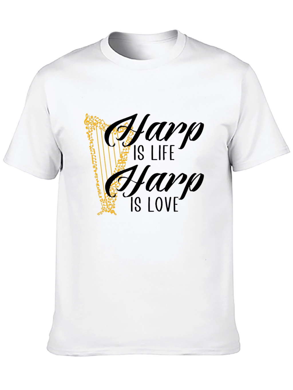 Harp is Life Harp is Love Tee