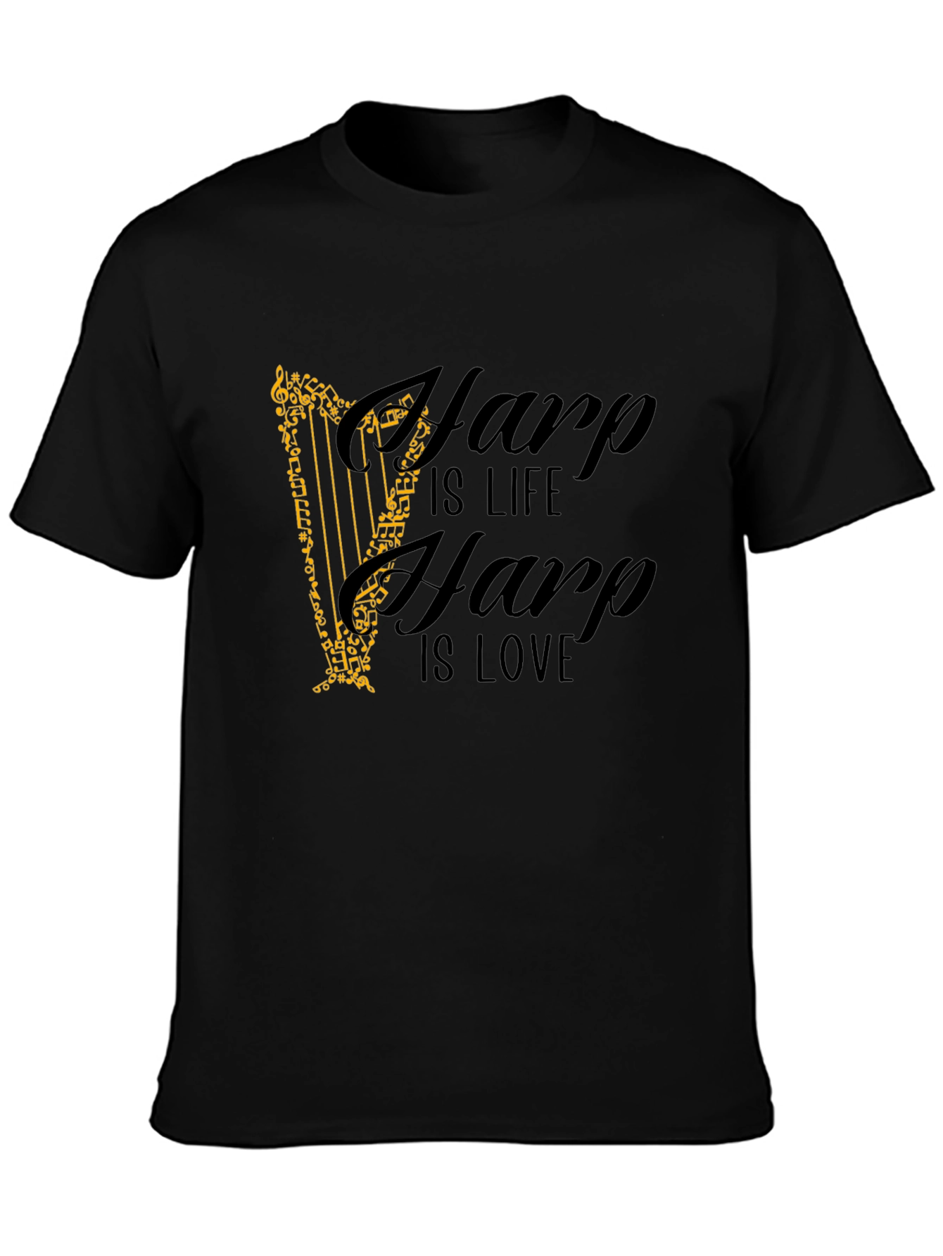 Harp is Life Harp is Love Tee