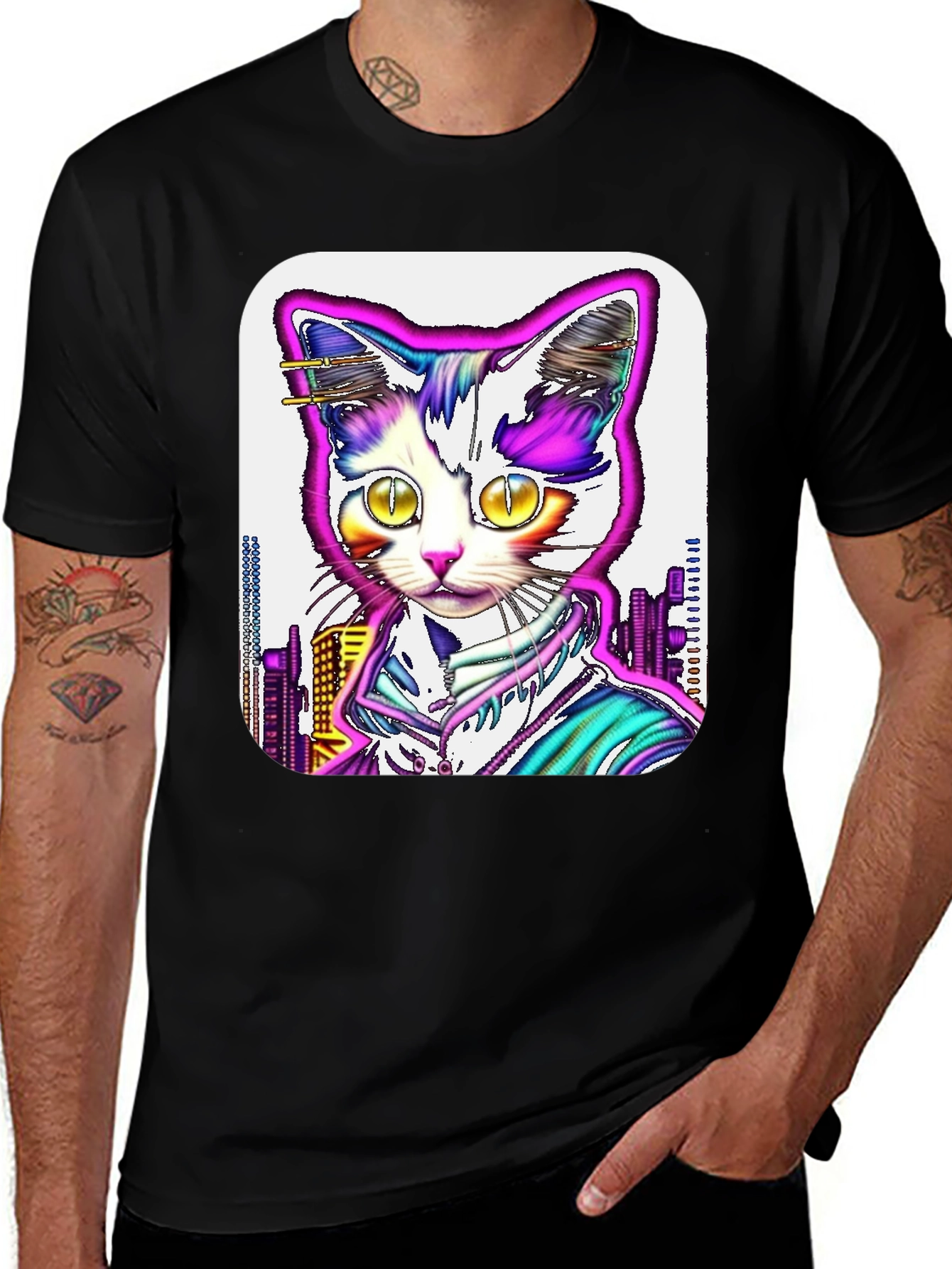 Cyberpunk Cat T-Shirt